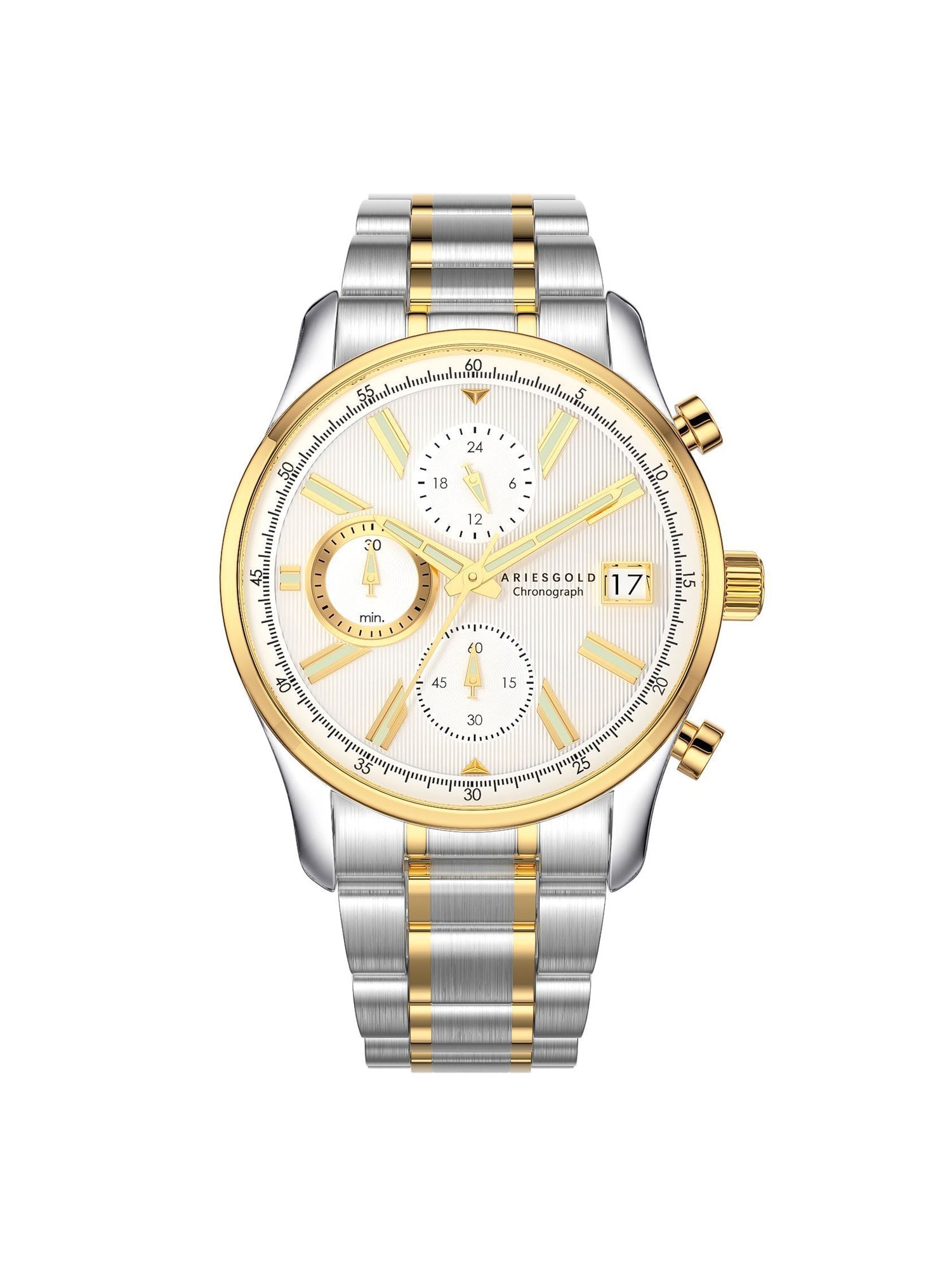 Aries Gold Champion 7020 Quartz Men's Watch - G 7020 SG-SG