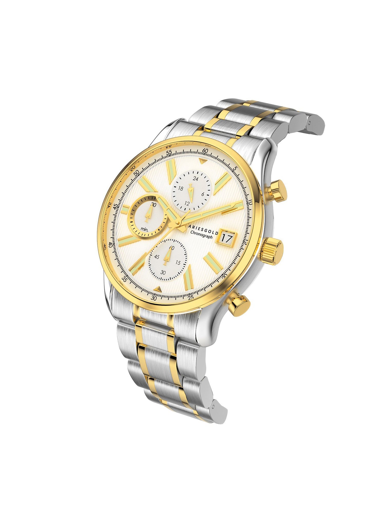 Aries Gold Champion 7020 Quartz Men's Watch - G 7020 SG-SG