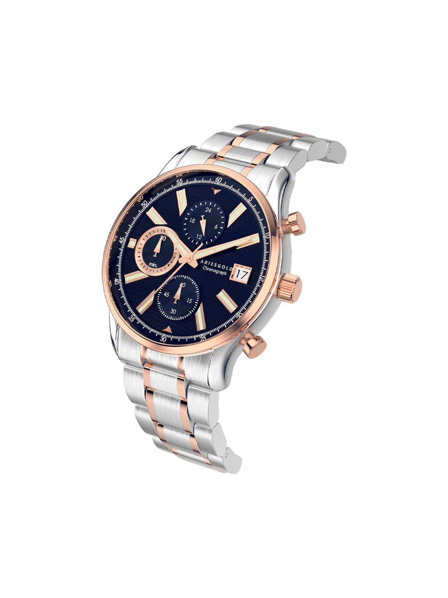 Aries Gold Champion 7020 Quartz Men's Watch - G 7020 SRG-BURG