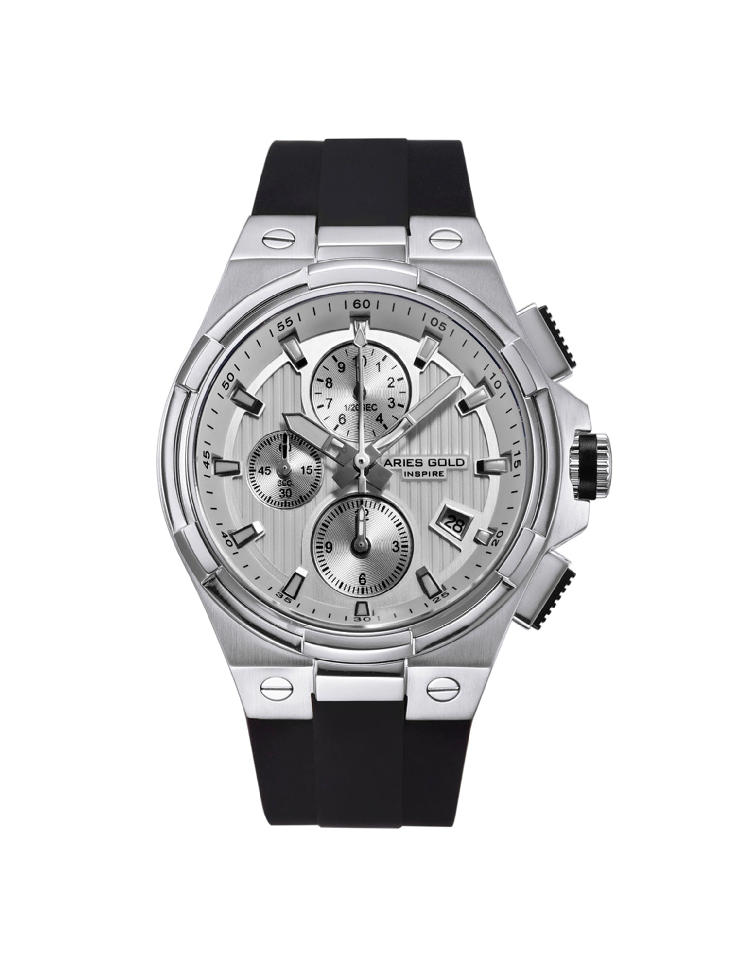 Aries Gold King Quartz Men's Watch - G 7311 S-S