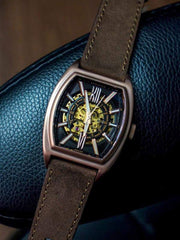 Aries Gold Infinum Cruiser Automatic Men's Watch - G 9018 RG-BK