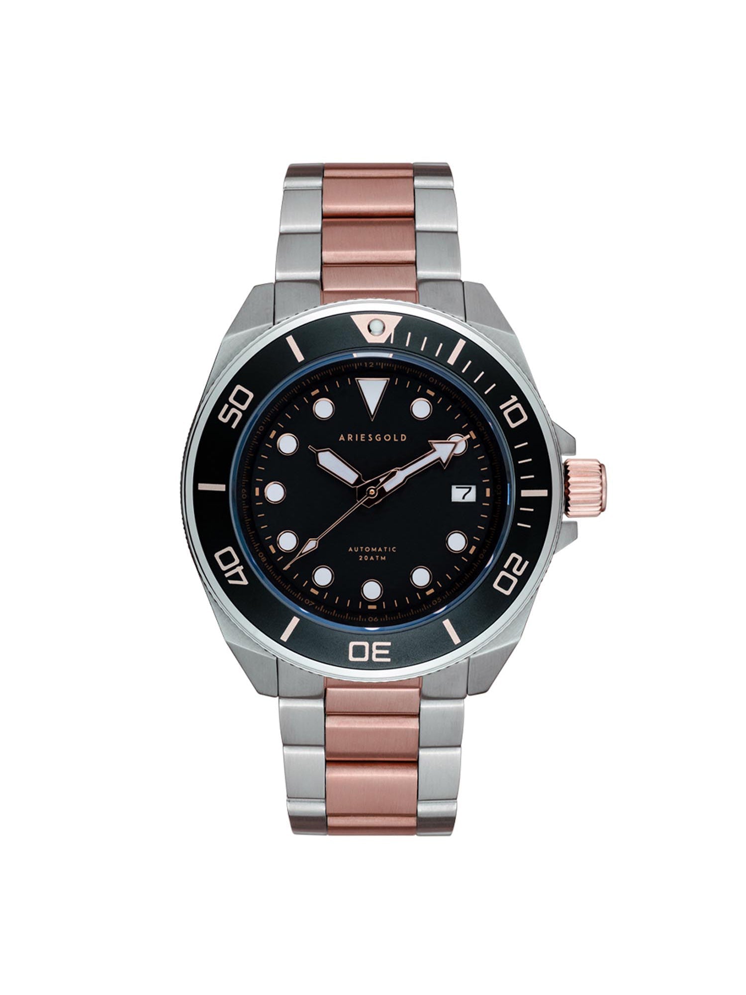 Aries Gold Dreadnought Automatic Men's Watch -  G 9029 SRG-BKRG