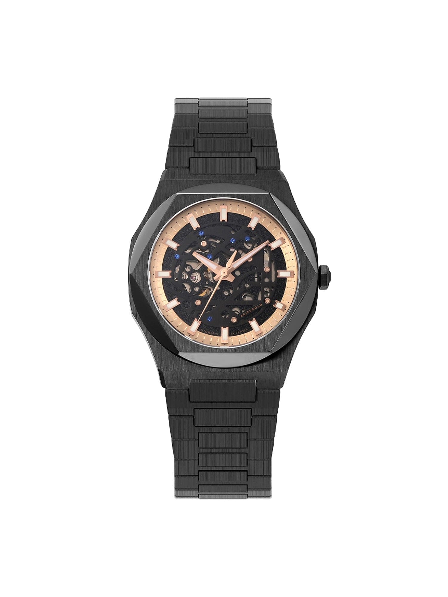 Aries Gold The Voltanic Automatic Men's Watch -  G 9031 BK-BKRG
