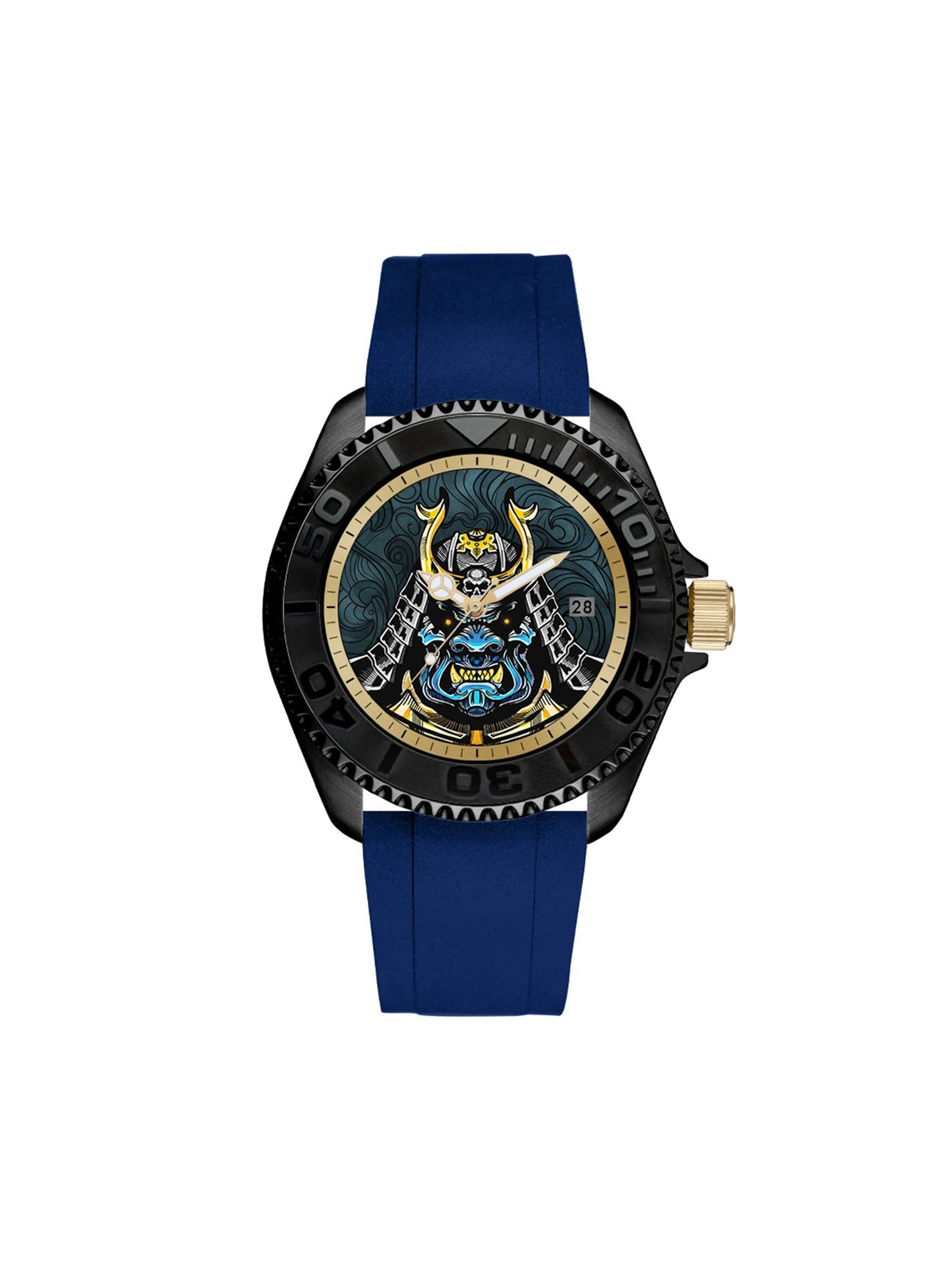 Aries Gold Limited Edition Samuari Automatic Men's Watch -  G 9040 SAM-BL
