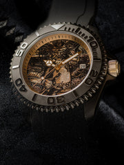 Aries Gold Limited Edition Samuari Automatic Men's Watch -  G 9040 SAM-GD