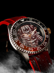 Aries Gold Limited Edition Samuari Automatic Men's Watch -  G 9040 SAM-RED