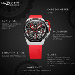 Mazzucato RIM GT Chronograph Men's Watch - GT2-RD