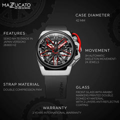 Mazzucato RIM GT Chronograph Men's Watch - GT6-RE