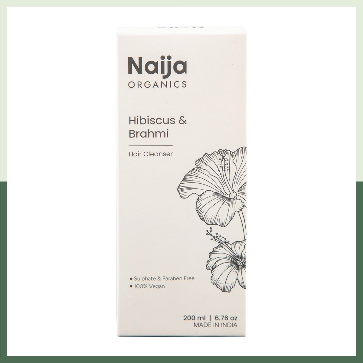 Naija Hibiscus & Brahmi Hair Cleanser - 200 ml
