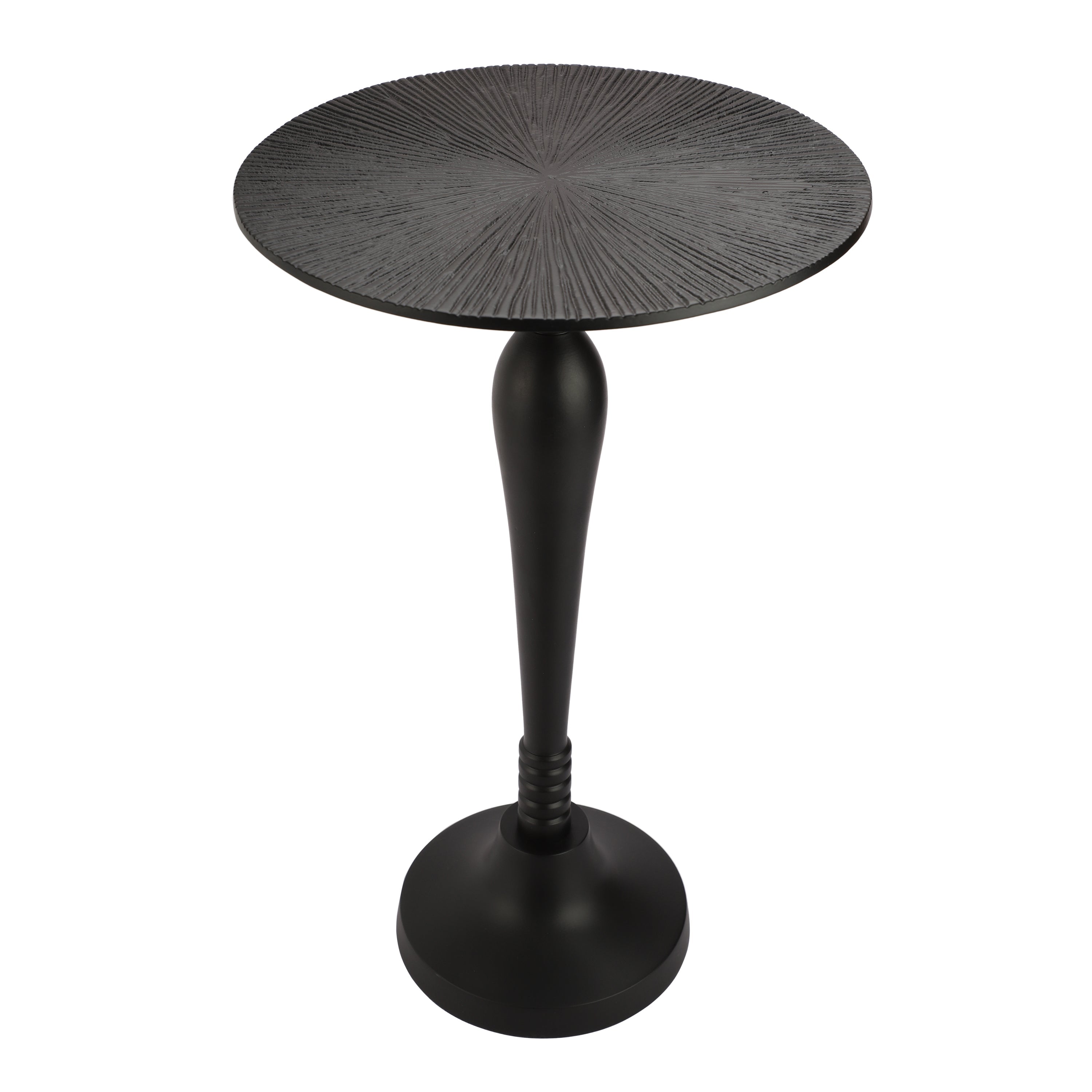 De Maison Decor The Carla Side Table - Raw Black 