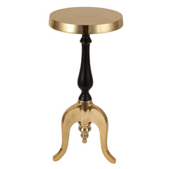 De Maison Decor Markus Drink Side Table -  Gold & Black
