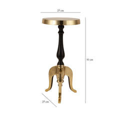 De Maison Decor Markus Drink Side Table -  Gold & Black