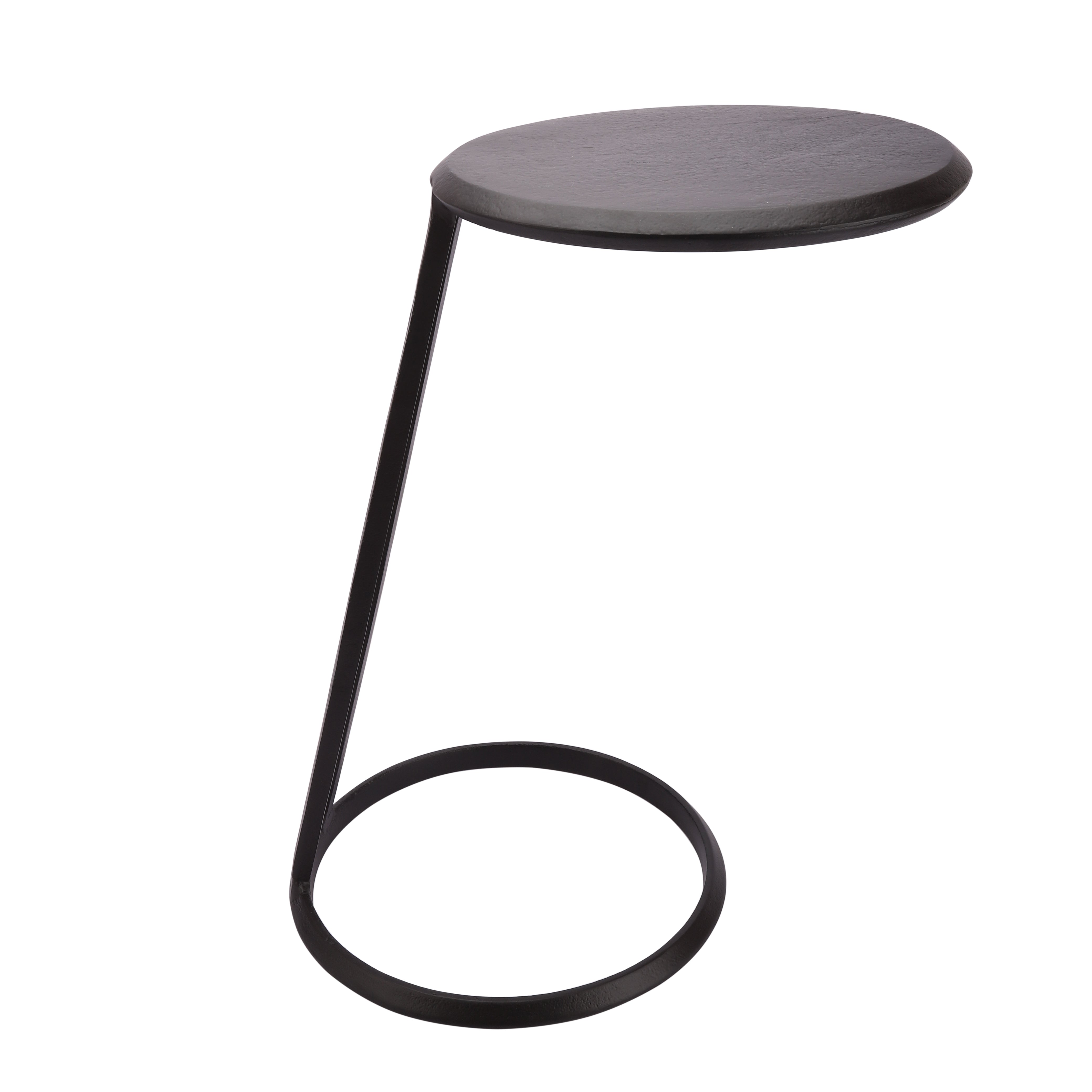 De Maison Decor Slanted Nesting Large Side Tables -  Black 