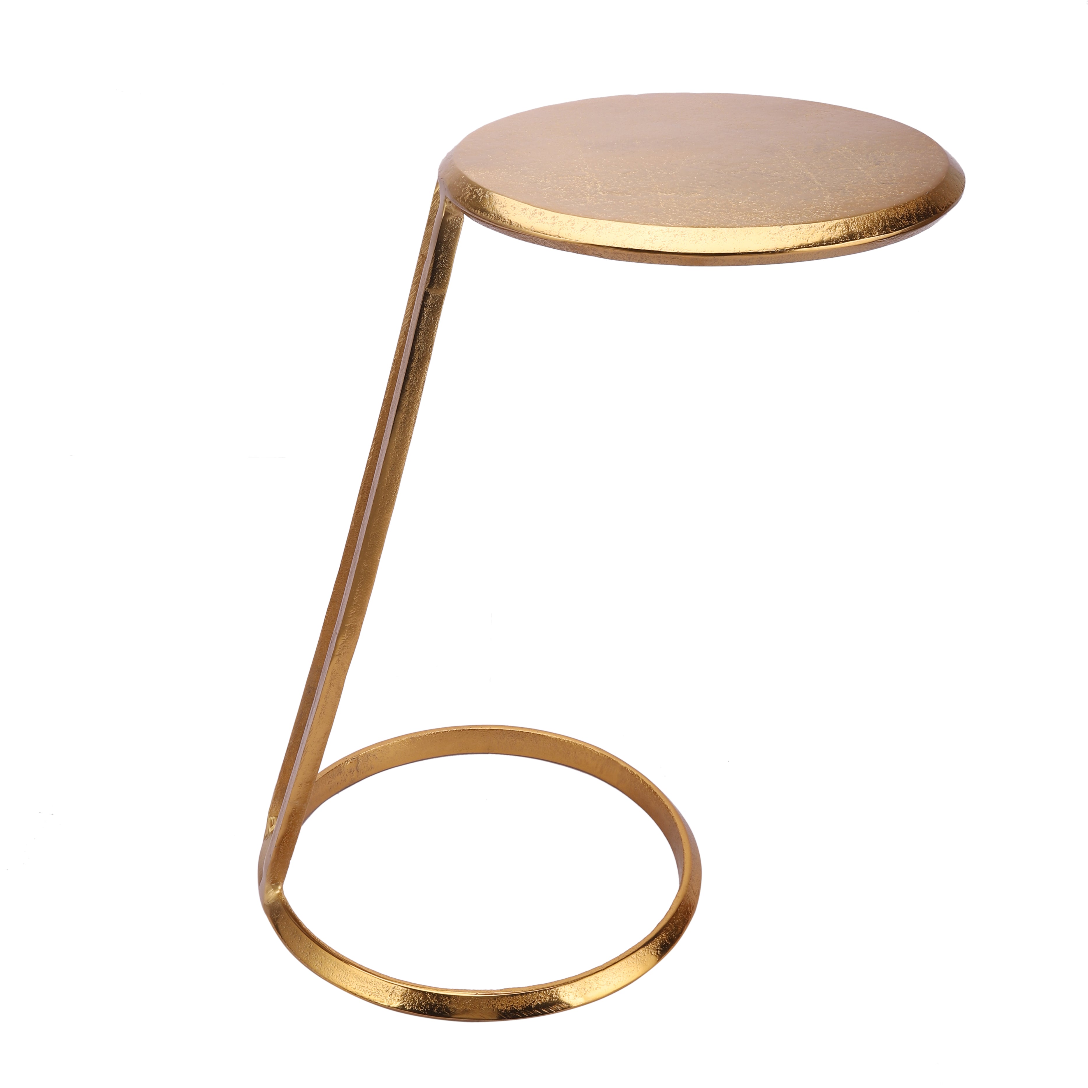 De Maison Decor Slanted Nesting Large Side Tables -  Gold 