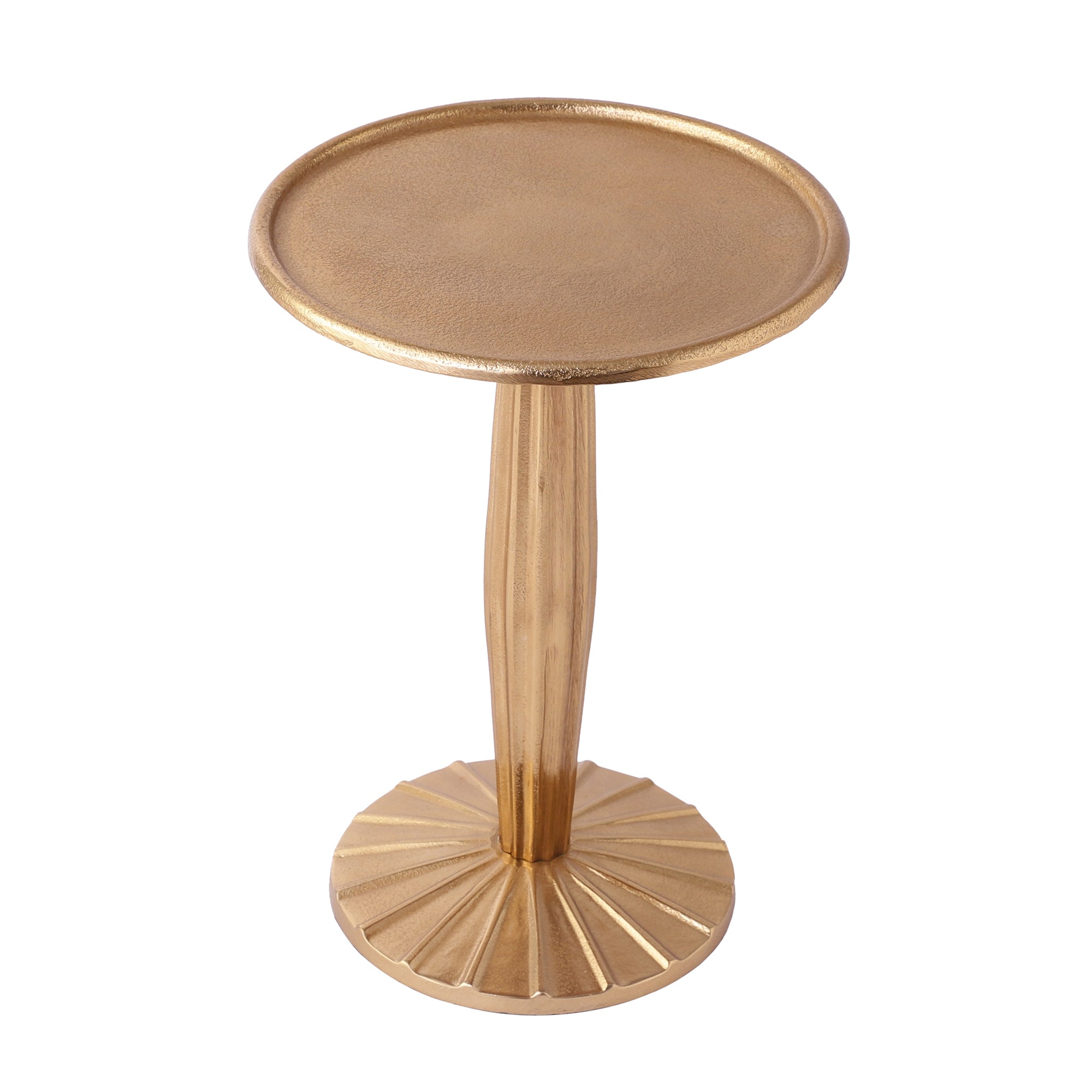 De Maison Decor Radiant Gold Duo Small Side Tables - Gold 