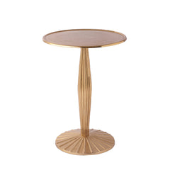 De Maison Decor Radiant Gold Duo Side Tables Set of 2 - Gold