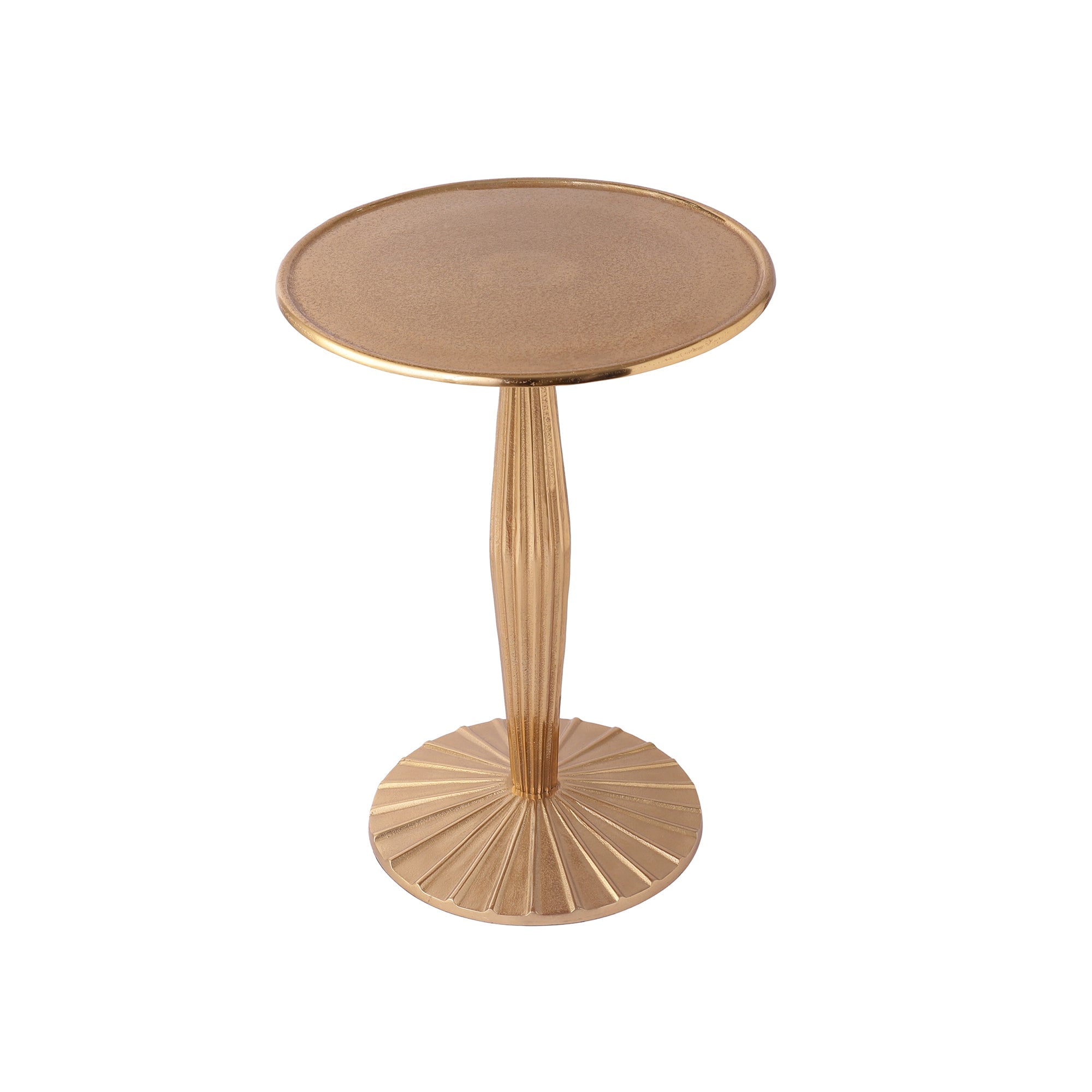 De Maison Decor Radiant Gold Duo Large Side Tables - Gold 