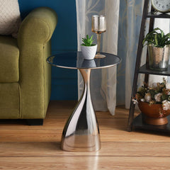 De Maison Decor Ernest Side Table -  Blue & Silver