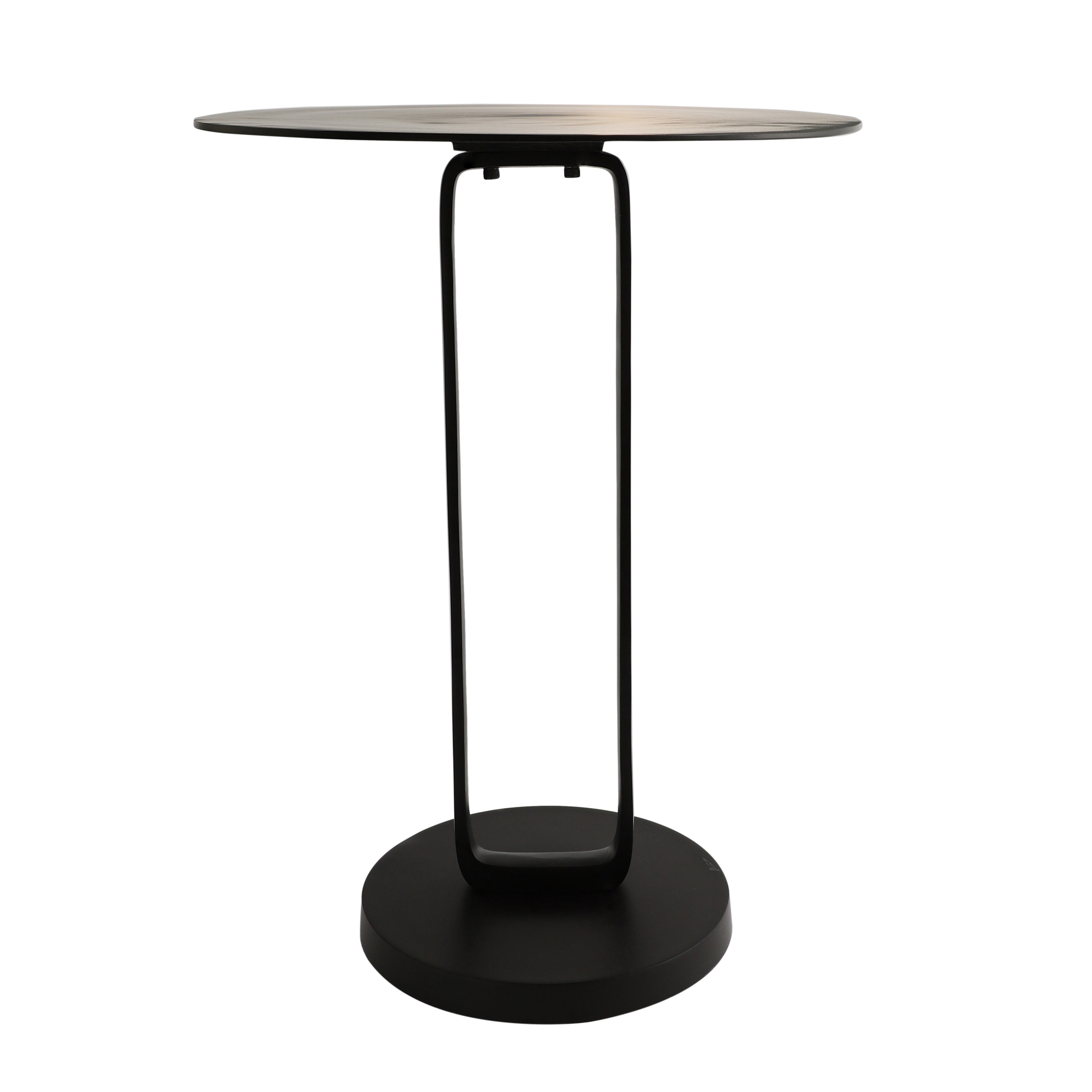 De Maison Decor Irwin Obsidian Side Table -  Full Black 