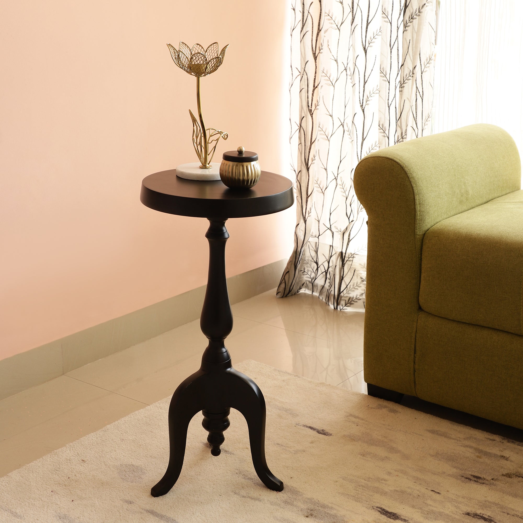 De Maison Decor Markus Drink Side Table -   Black 