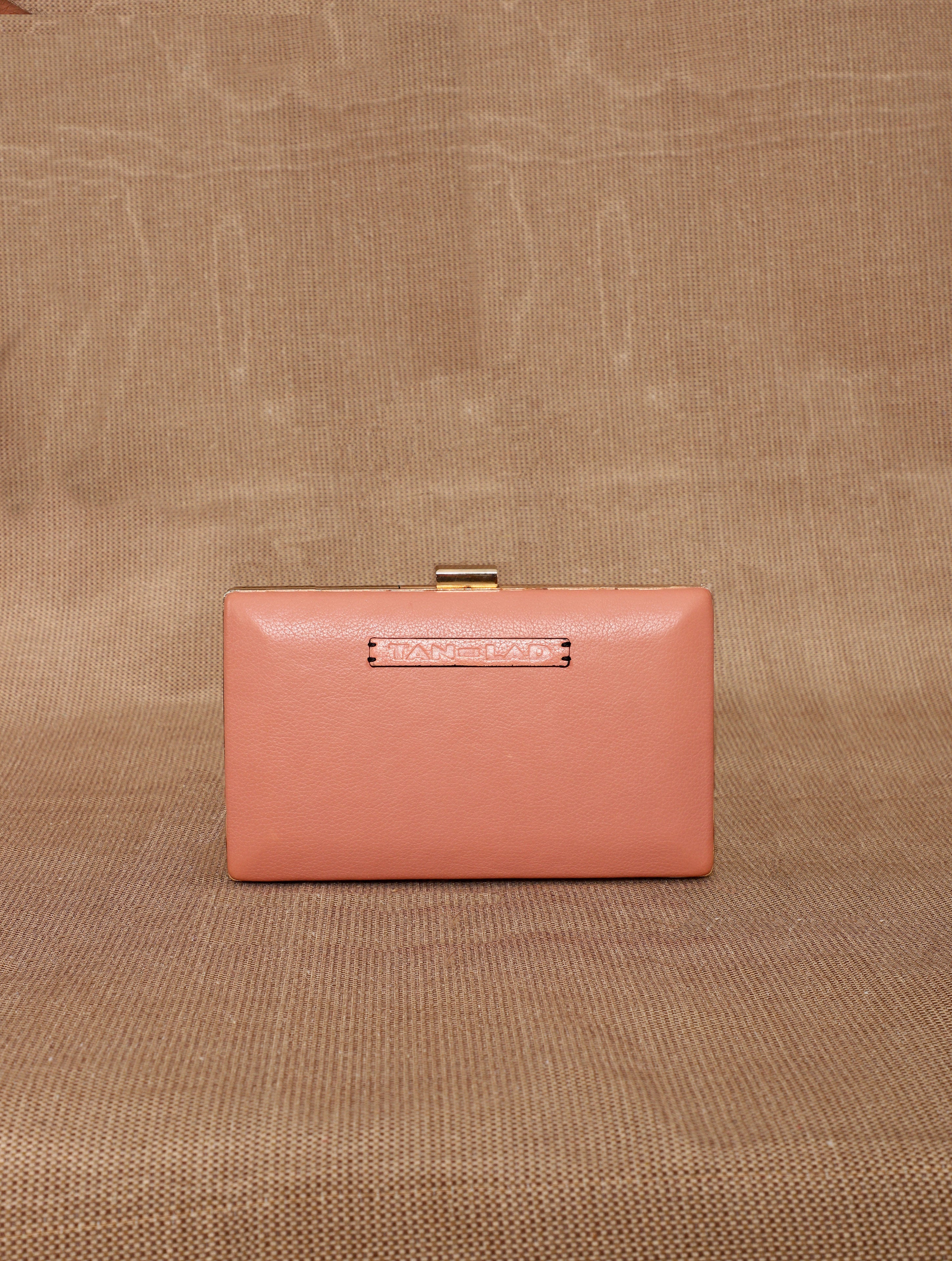 TAN LAD  Brick Clutch without Sling -  Blush