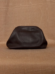 TAN LAD  Slouch Clutch with Sling - Cherry