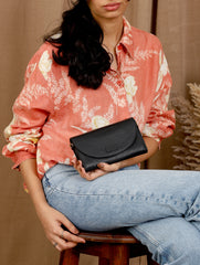 TAN LAD  Becky Wallet -  Charcoal