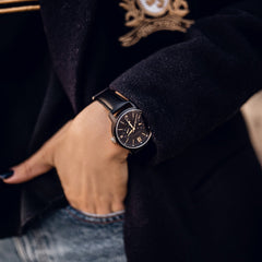 Aries Gold Eternal Multifunction Women's Watch -  L 1028 BKG-BKG