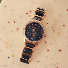 Aries Gold Luna  Moonphase Women's Watch -  L 58010L RG-BUMP
