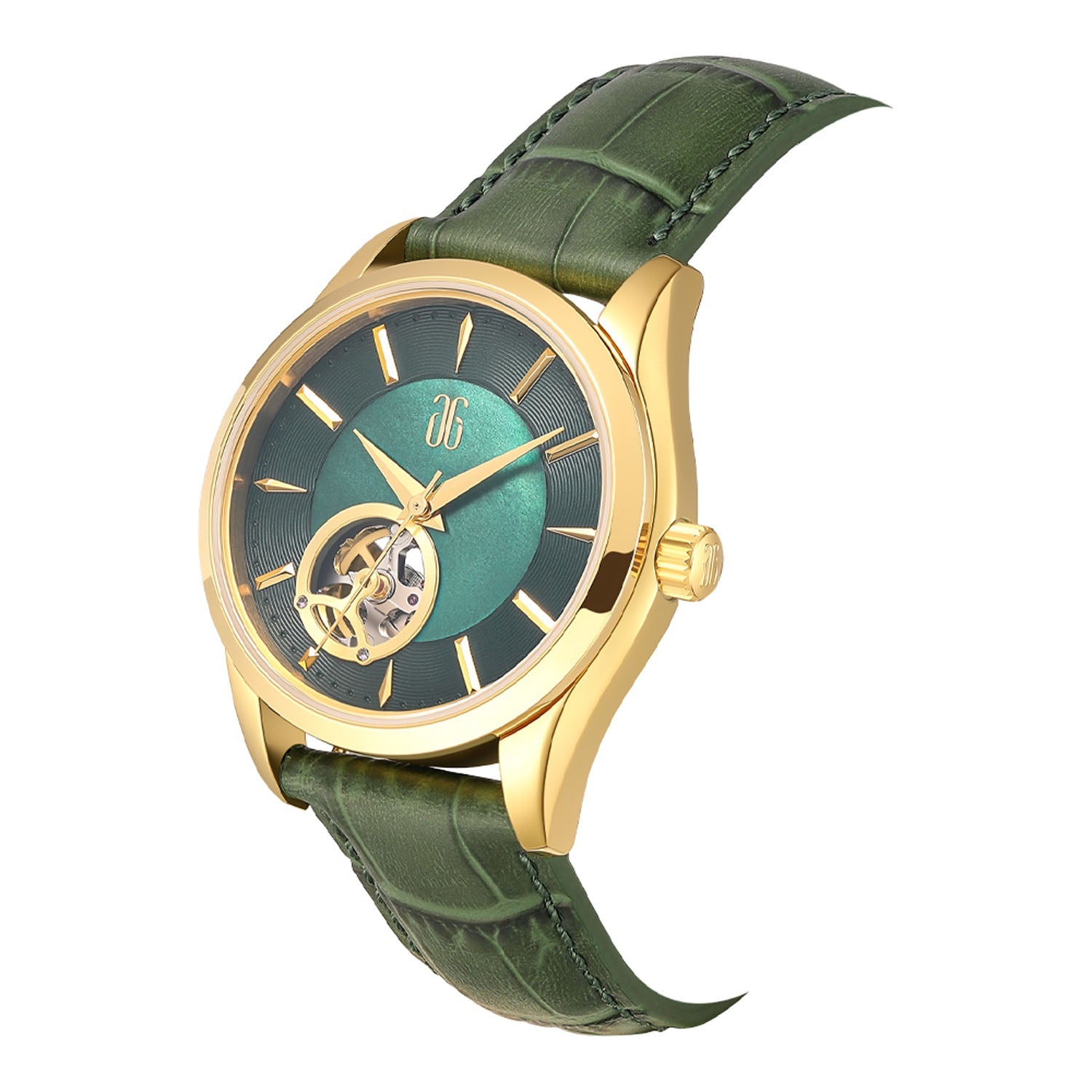 Aries Gold Goldex Automatic Women's Watch - L 8023 G-GN