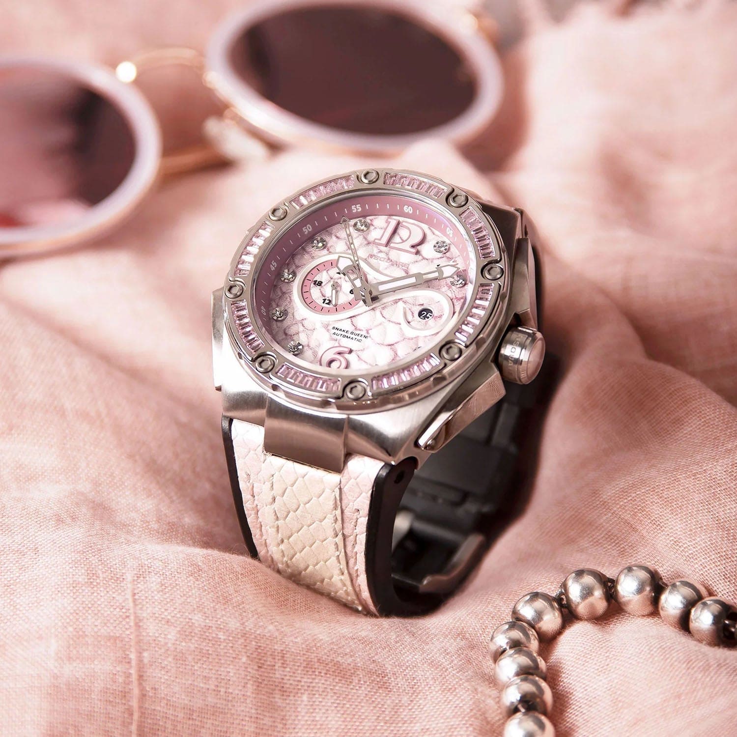 NSQUARE Snakequeen Automatic Swarovski Crystal Women's Watch - L0471-N11.12