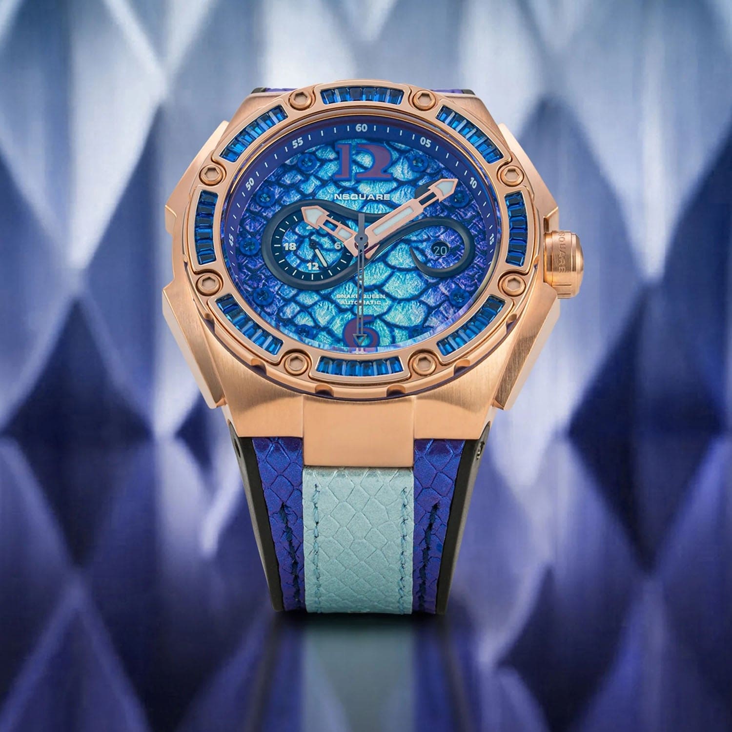 NSQUARE Snakequeen Automatic Swarovski Crystal Women's Watch - L0471-N11.13