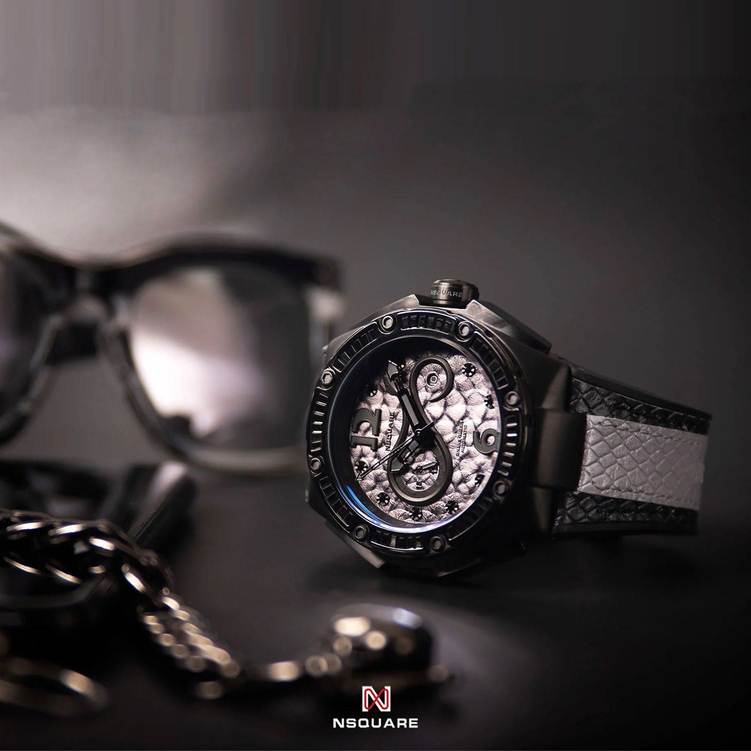 NSQUARE Snakequeen Automatic Swarovski Crystal Women's Watch - L0471-N11.14