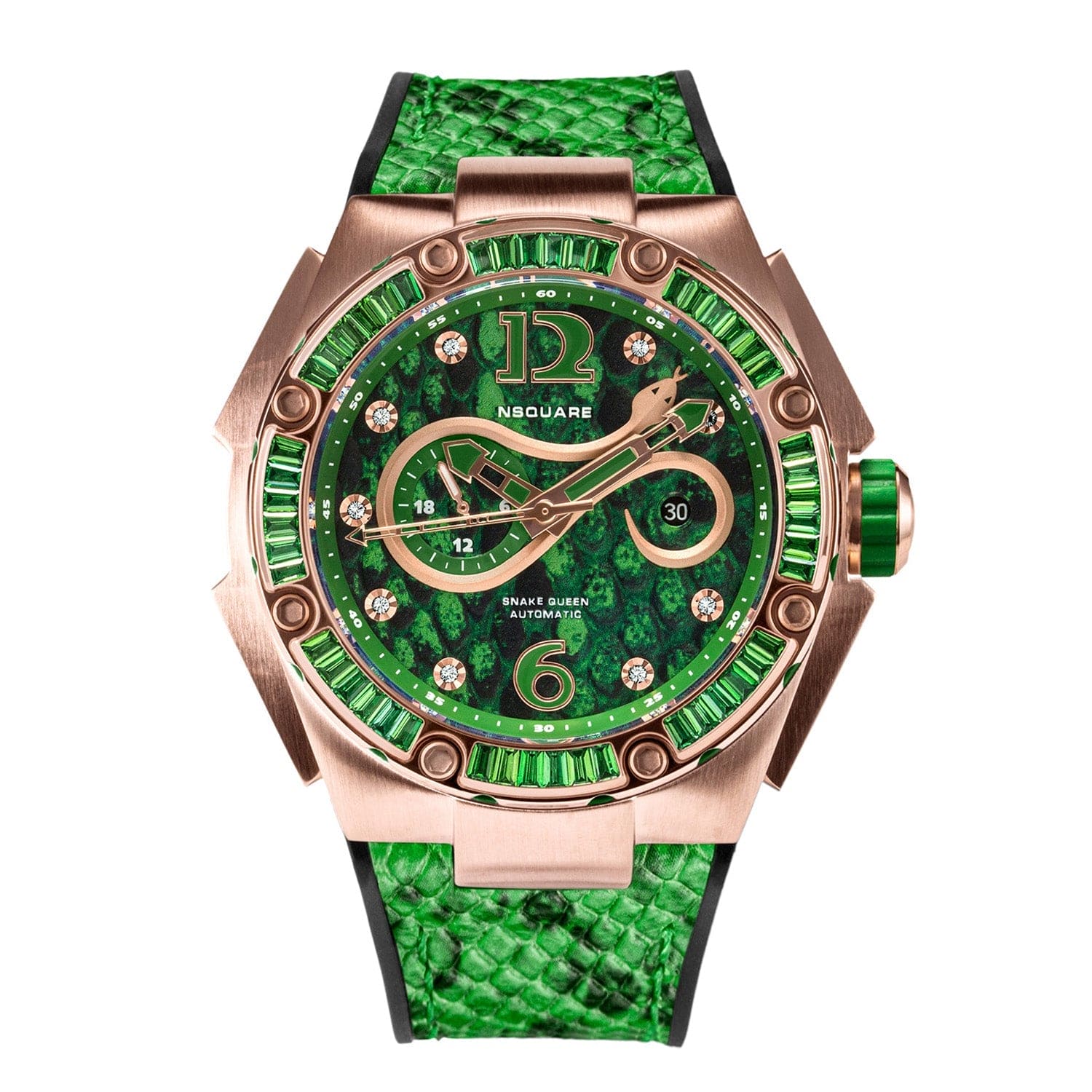 NSQUARE Snakequeen Automatic Swarovski Crystal Women's Watch - L0471-N11.3