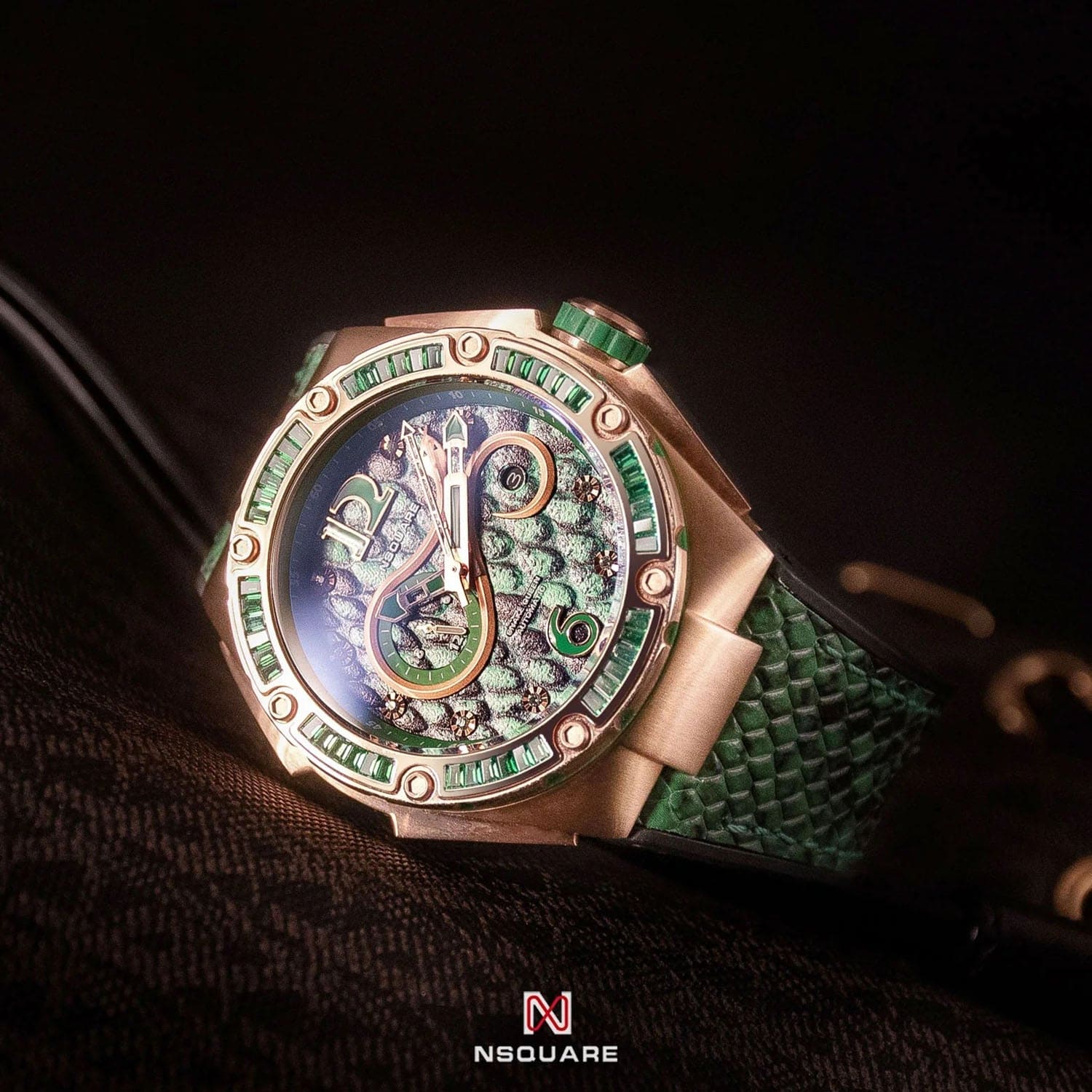 NSQUARE Snakequeen Automatic Swarovski Crystal Women's Watch - L0471-N11.3