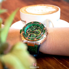 NSQUARE Snakequeen Automatic Swarovski Crystal Women's Watch - L0471-N11.3