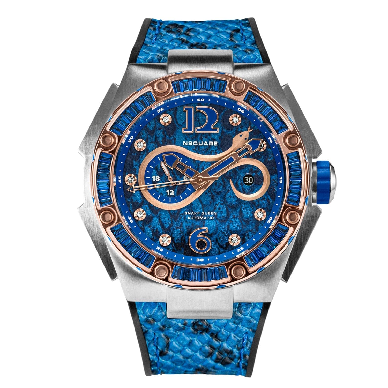 NSQUARE Snakequeen Automatic Swarovski Crystal Women's Watch - L0471-N11.4