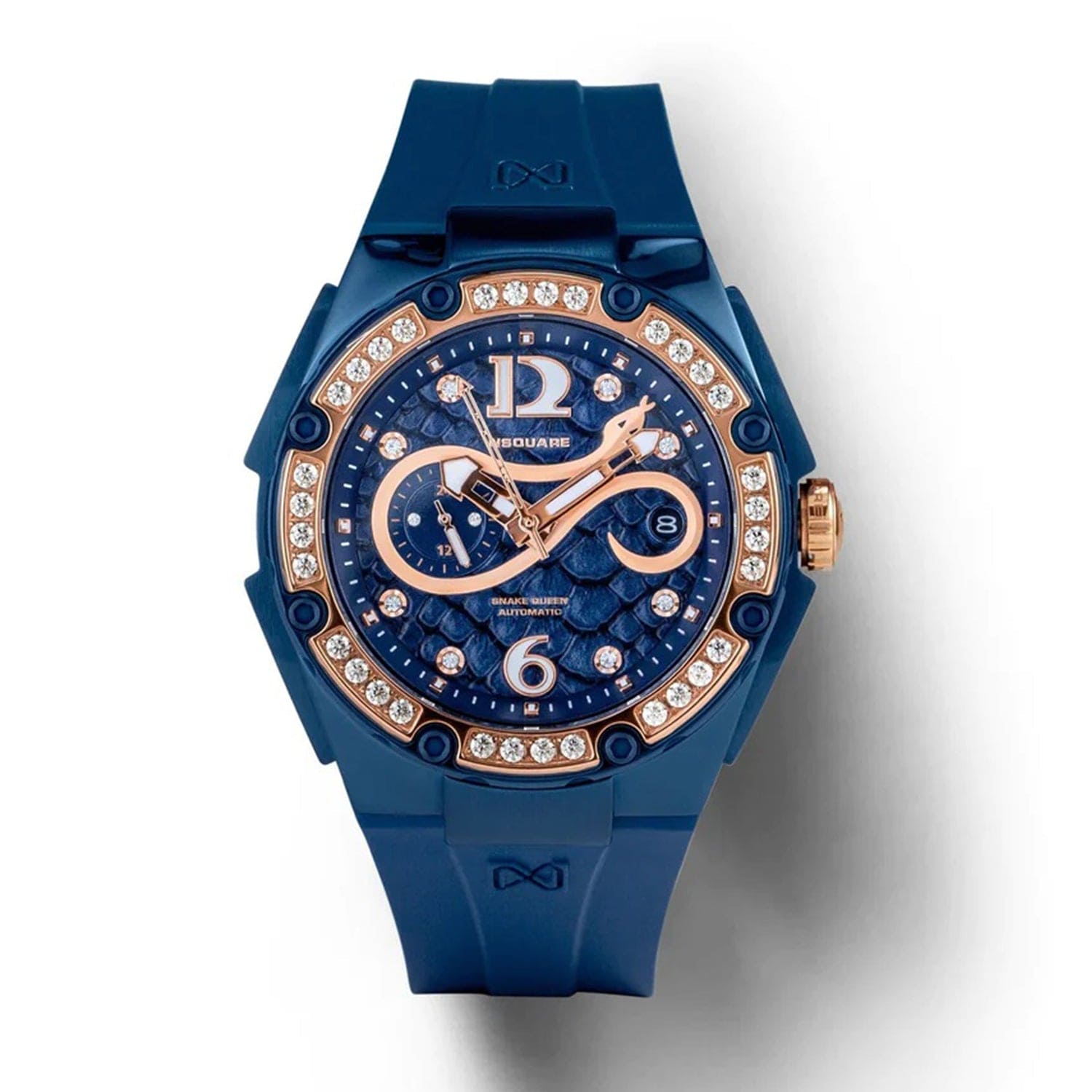NSQUARE Snakequeen 39 mm Automatic Swarovski Crystal Women's Watch - L0472-N48.12