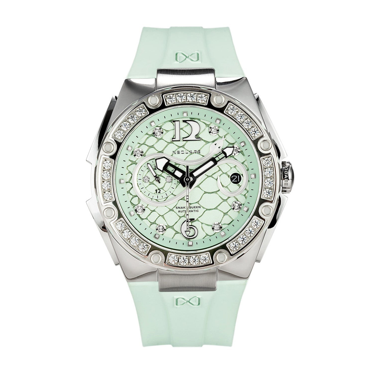 NSQUARE Snakequeen 39 mm Automatic Swarovski Crystal Women's Watch - L0472-N48.1