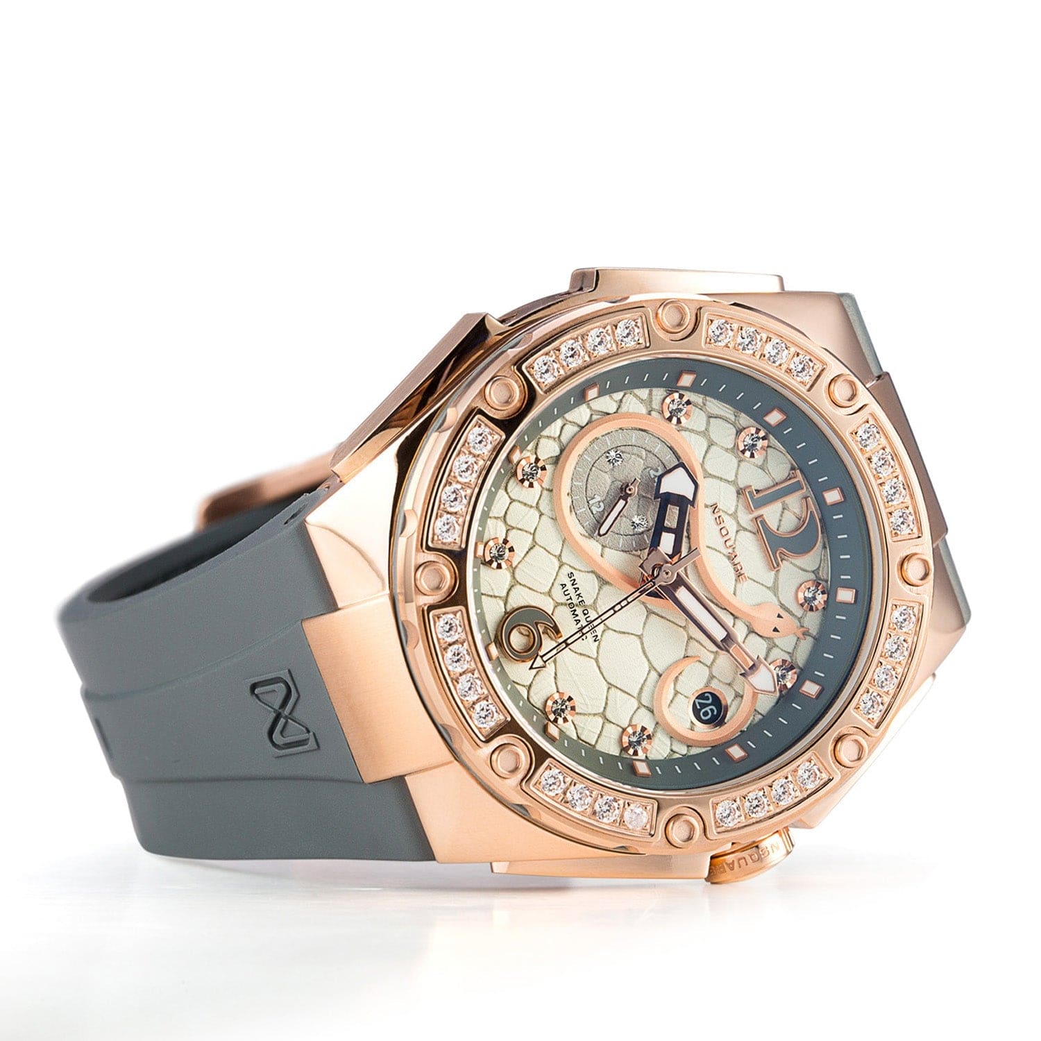 NSQUARE Snakequeen 39 mm Automatic Swarovski Crystal Women's Watch - L0472-N48.2