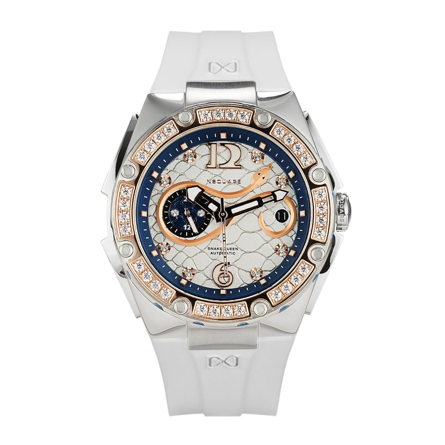 NSQUARE Snakequeen 39 mm Automatic Swarovski Crystal Women's Watch - L0472-N48.3