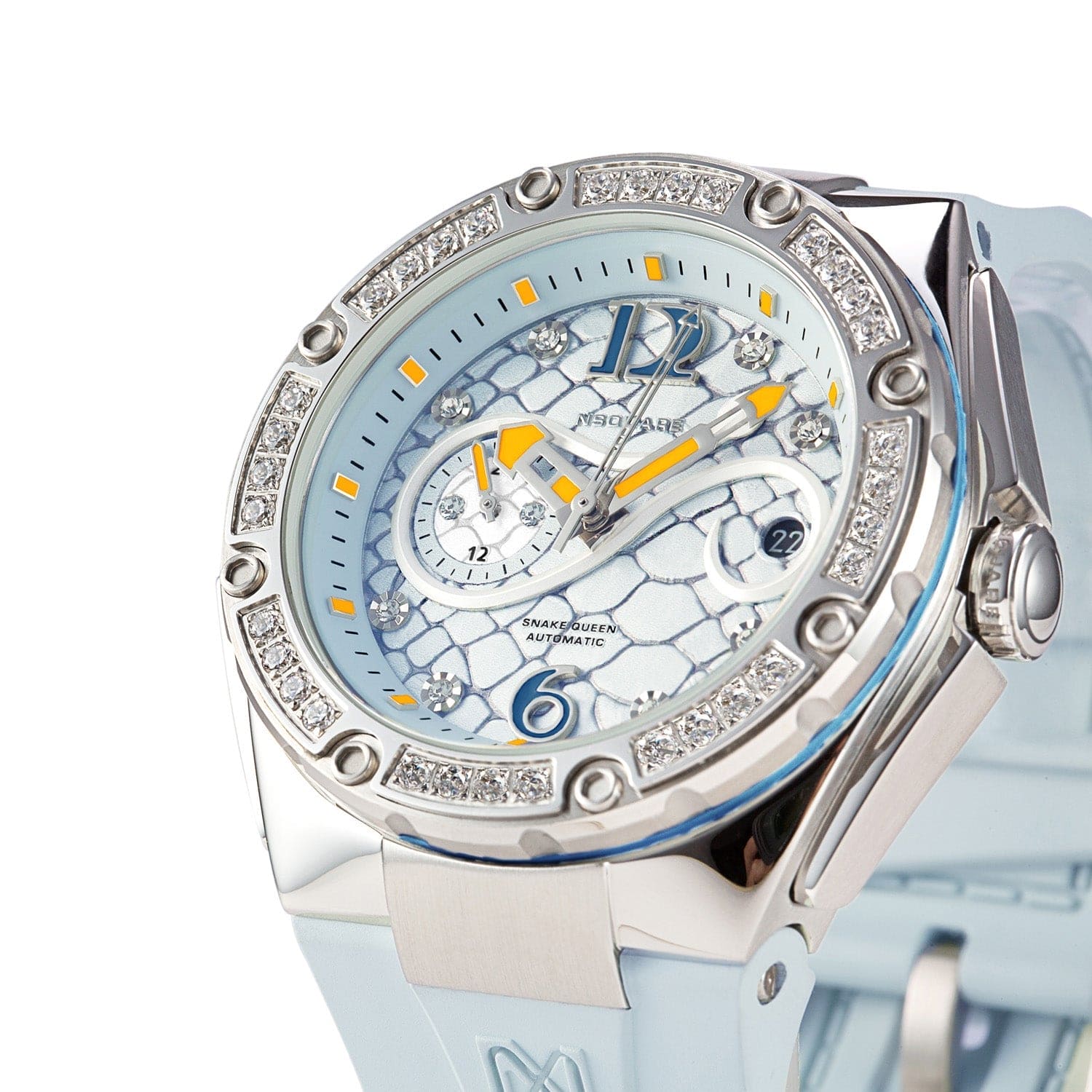 NSQUARE Snakequeen 39 mm Automatic Swarovski Crystal Women's Watch - L0472-N48.4