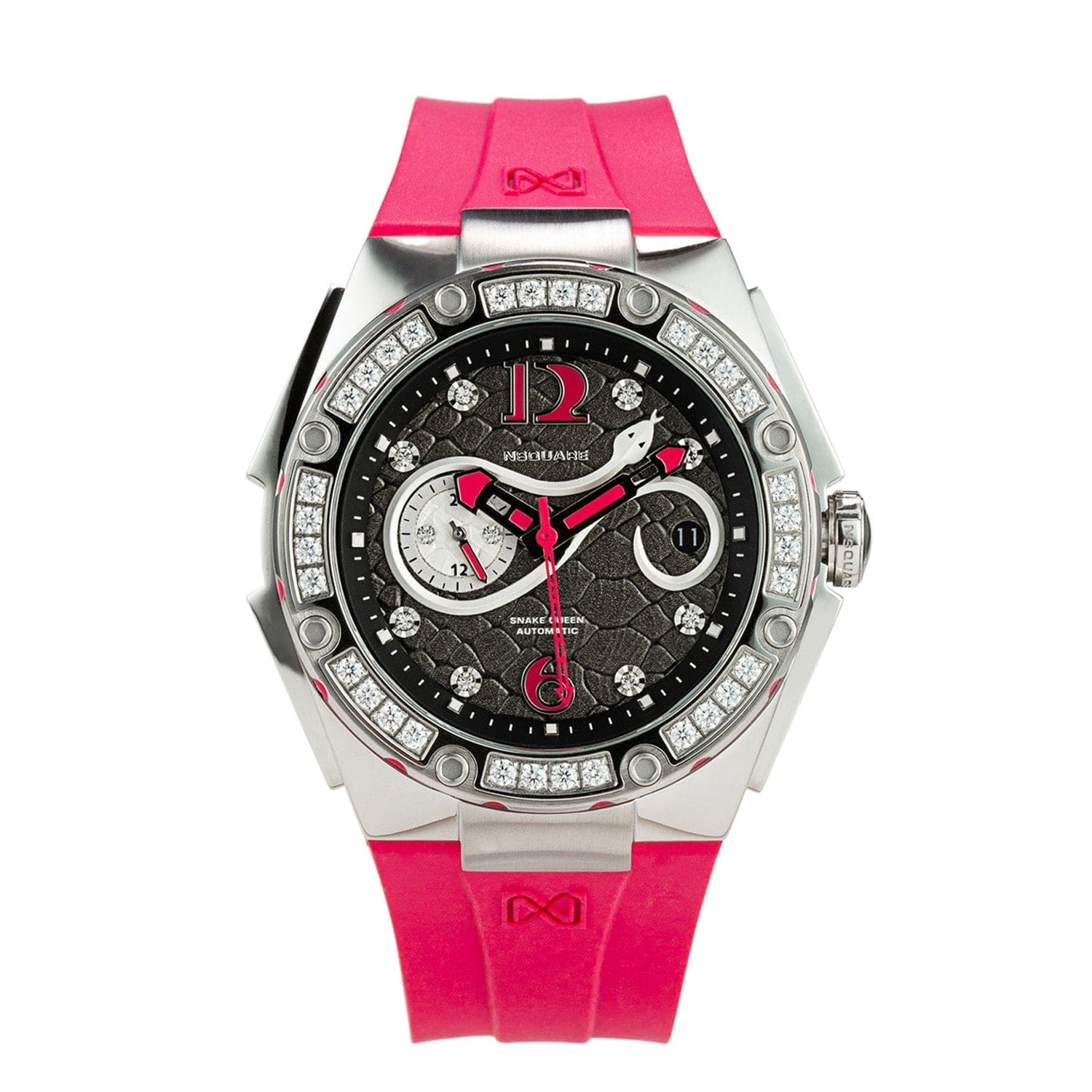NSQUARE Snakequeen 39 mm Automatic Swarovski Crystal Women's Watch - L0472-N48.5