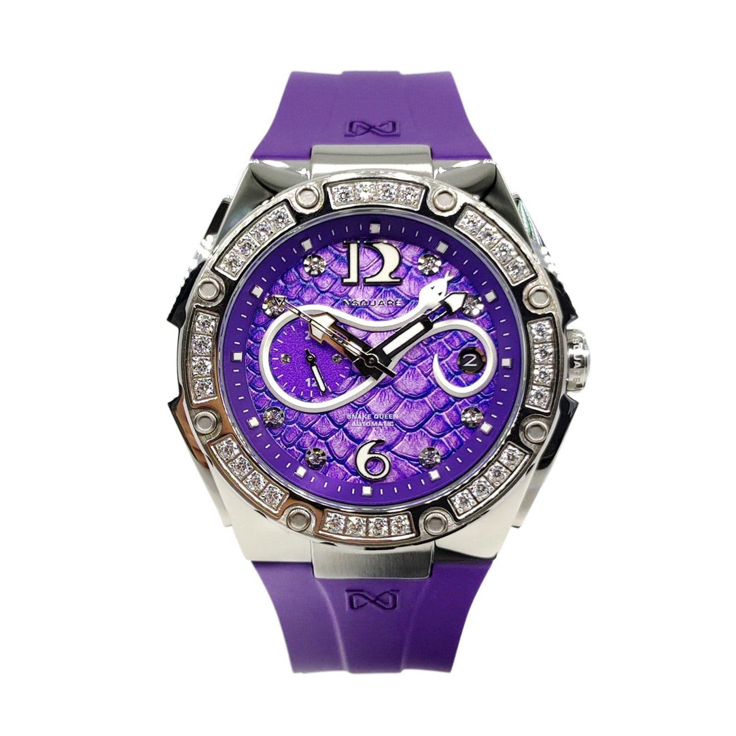 NSQUARE Snakequeen 39 mm Automatic Swarovski Crystal Women's Watch - L0472-N48.7