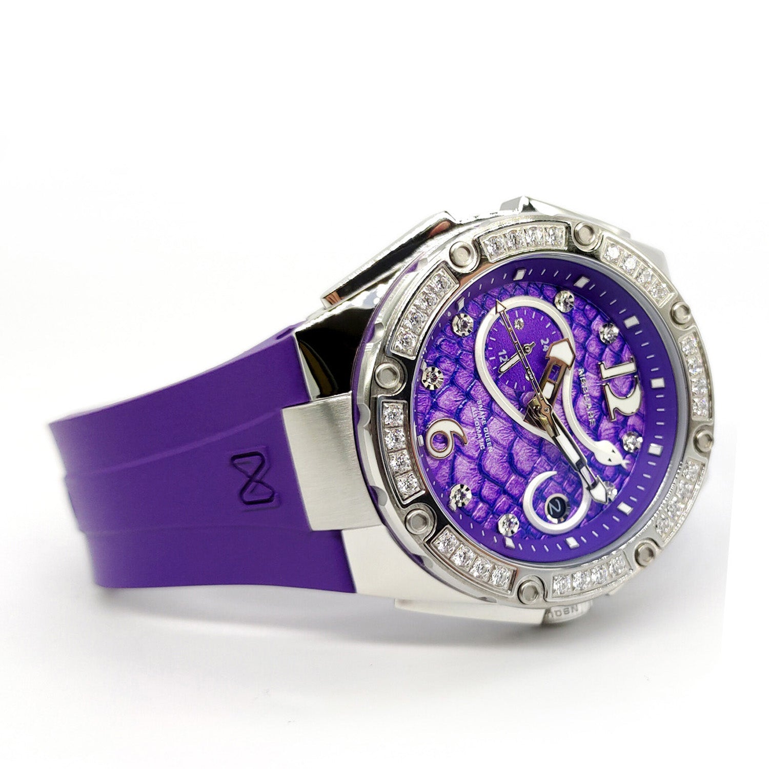 NSQUARE Snakequeen 39 mm Automatic Swarovski Crystal Women's Watch - L0472-N48.7