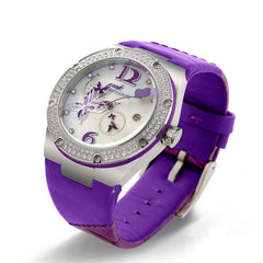 NSQUARE Pink Gracefully Swarovski crystal Automatic Women's Watch - L0519-NP01.1