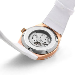 NSQUARE Pink Gracefully Swarovski crystal Automatic Women's Watch - L0519-NP01.2