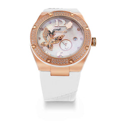 NSQUARE Pink Gracefully Swarovski crystal Automatic Women's Watch - L0519-NP01.2