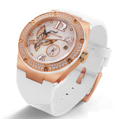 NSQUARE Pink Gracefully Swarovski crystal Automatic Women's Watch - L0519-NP01.2