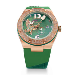NSQUARE Pink Gracefully Swarovski crystal Automatic Women's Watch - L0519-NP01.4